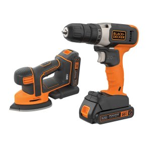 20V MAX* POWERCONNECT  Cordless Drill And Sander Combo Kit. Battery and Charger Included