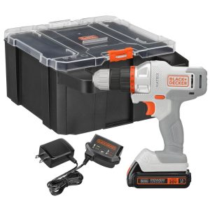 20V MAX *POWERCONNECT MATRIX Cordless Drill with Storage Case. Battery and Charger Included (White)